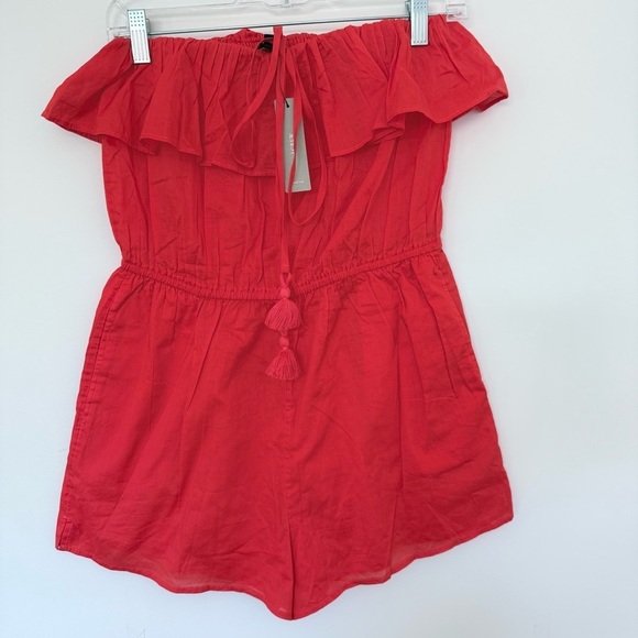 J. Crew Women’s Cotton Ruffle Romper size Small - Picture 3 of 5